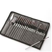 Без бренда «Коробка 50 шт.: Набор кистей для рисования в чехле, премиум набор (23 нейлоновых кисти, 1 мастихин)» в Уфе в интернет-магазине Без бренда «Коробка 50 шт.: Набор кистей для рисования в чехле, премиум набор (23 нейлоновых кисти, 1 мастихин)» в Уфе