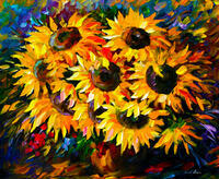 Без бренда «Собранный букет подсолнухов» в Уфе в интернет-магазине  Без бренда «Собранный букет подсолнухов» в Уфе