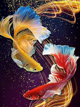 Без бренда «Желтая и красная рыбки (20шт)» в Уфе