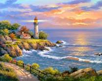 Маяк на закате. Сен Ким