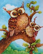 Без бренда «Совёнок с совой на ветке» в Уфе