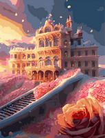 Без бренда «Сказочный дворец в окружении роз» в Уфе в интернет-магазине Без бренда «Сказочный дворец в окружении роз» в Уфе