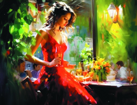 Без бренда «Милая девушка с бокалом шампанского» в Уфе