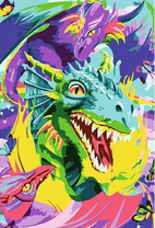 Без бренда «Стая ярких дракончиков» в Уфе в интернет-магазине  Без бренда «Стая ярких дракончиков» в Уфе