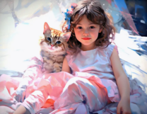 Без бренда «Девочка и пушистая кошечка» в Уфе