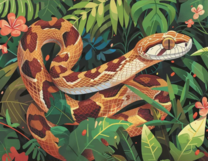 Без бренда «Маисовый полоз в зеленой листве» в Уфе