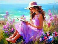 Без бренда «Девочка читает на берегу» в Уфе